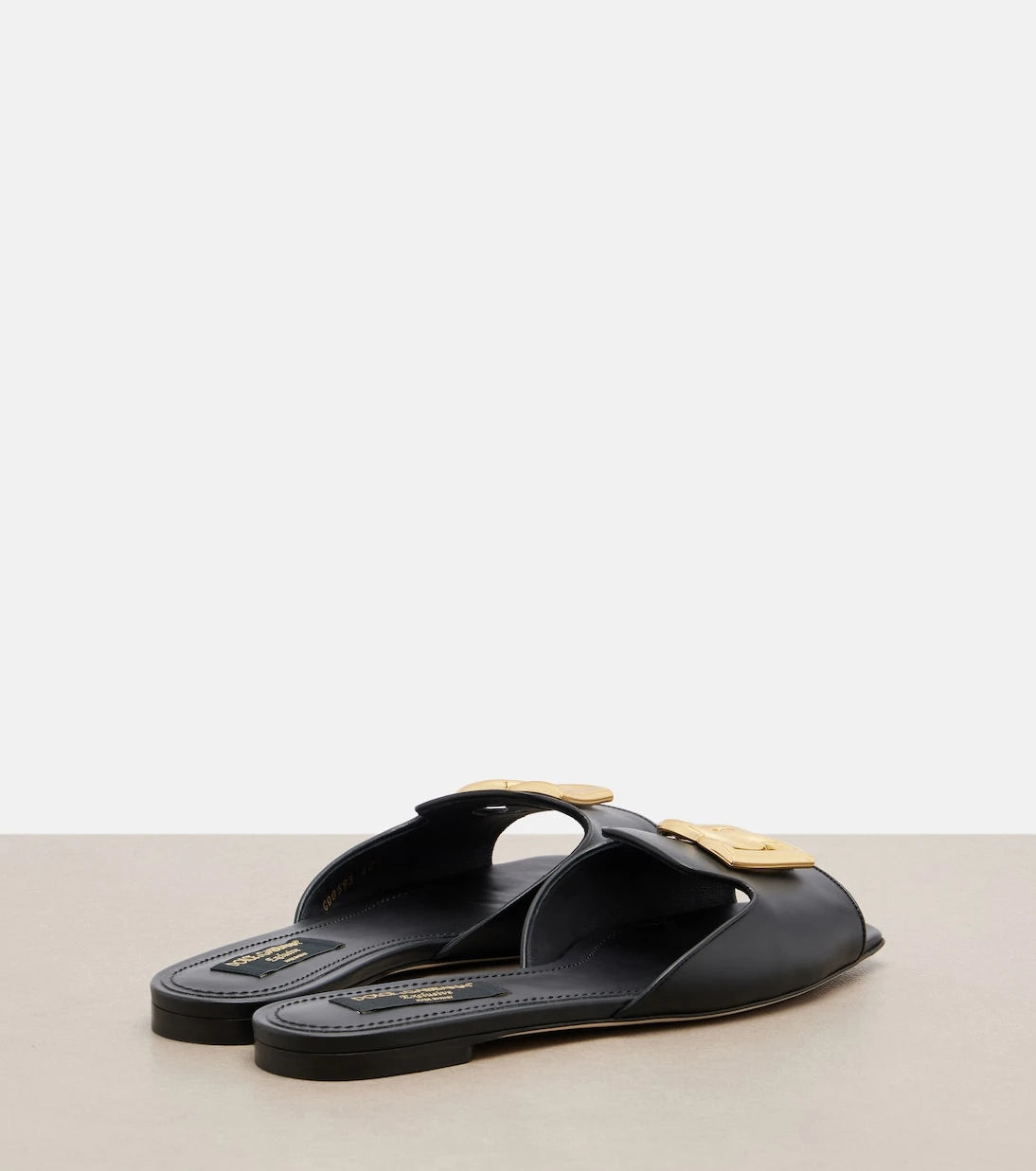 Dolce&Gabbana - Abaya DG leather mules