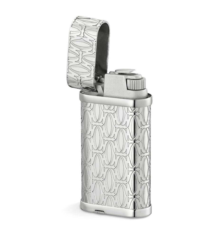 Palladium Double C de Cartier Lighter