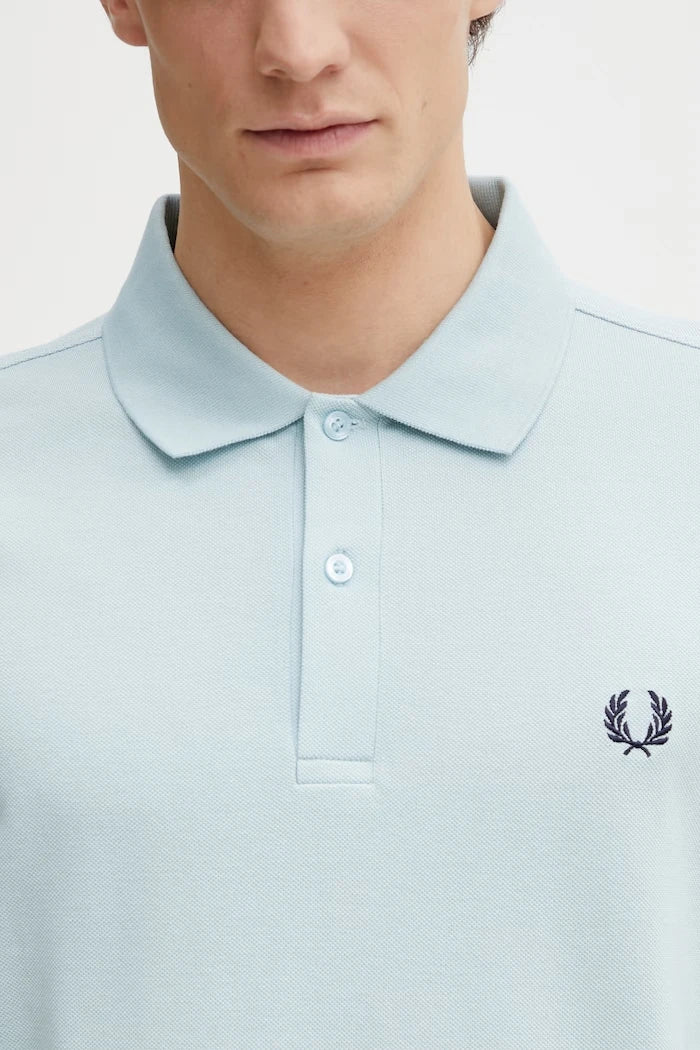 Памучна тениска с яка Fred Perry