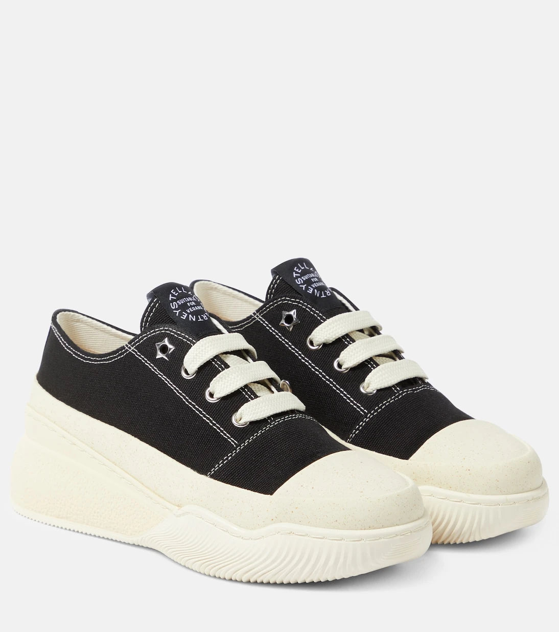 Stella McCartney - Loop canvas low-top sneakers
