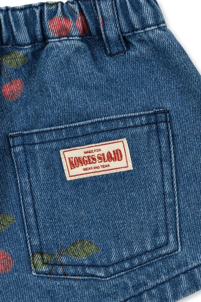 Konges Sløjd Çocuk Pamuklu Kısa Pantolon MAGOT SHORTS GOTS
