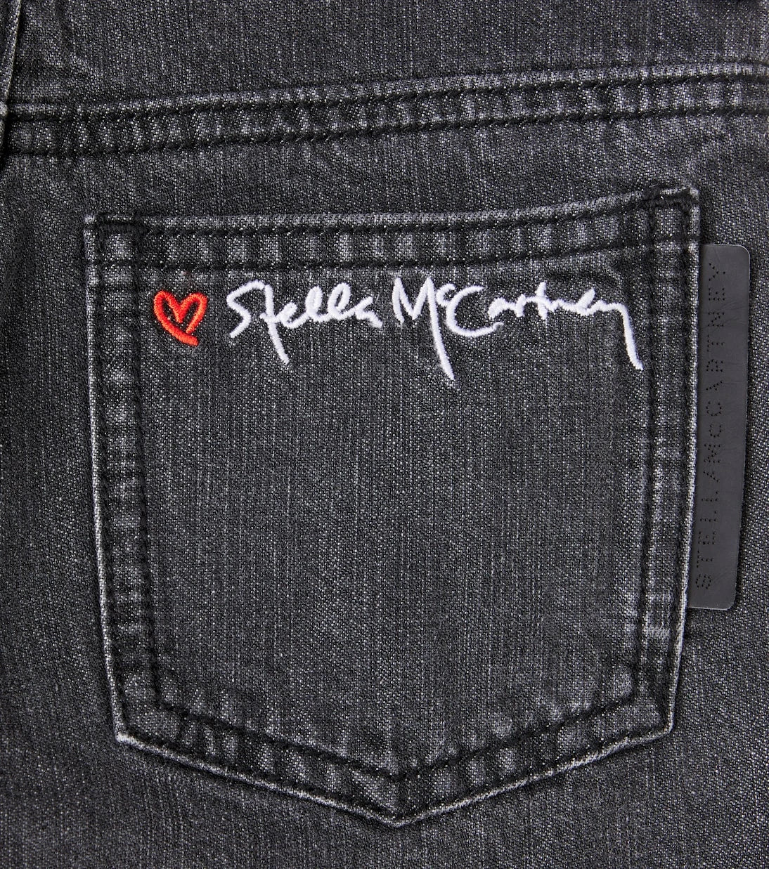 Stella McCartney Kids - Embroidered wide-leg jeans