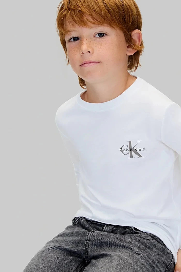 Детска блуза с дълги ръкави Calvin Klein Jeans