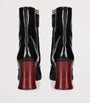 Chloé Patent Leather Janis Heeled Boots 85