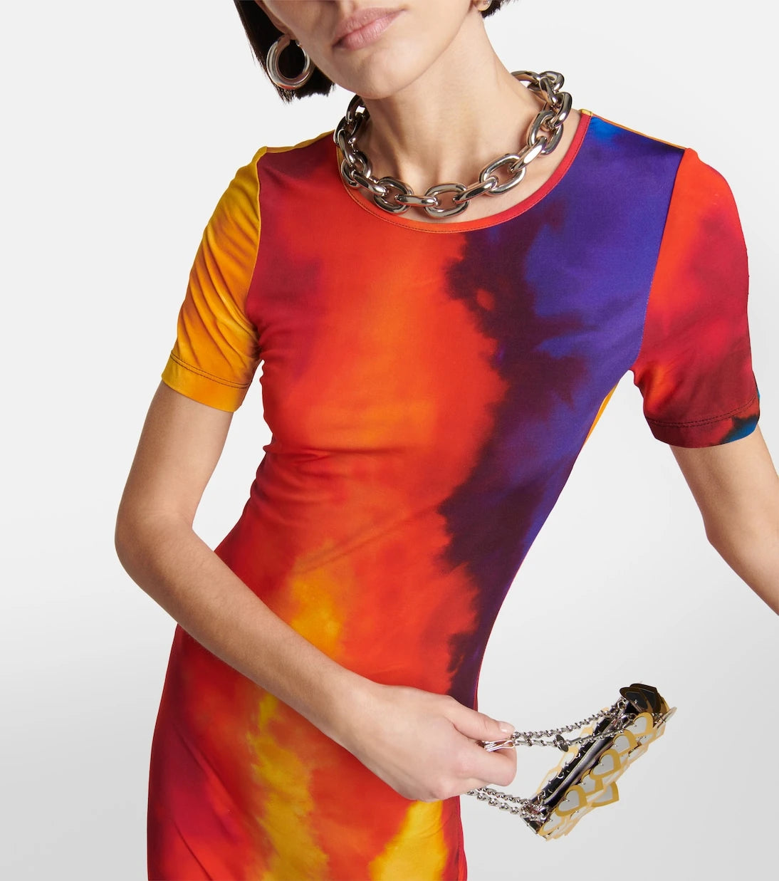 Rabanne - Printed maxi dress