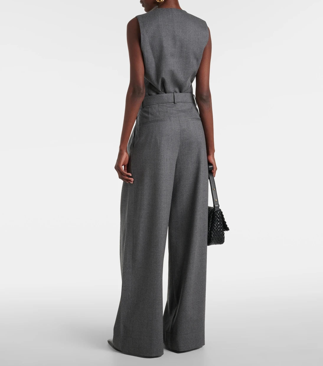 Wardrobe.NYC - Low-rise wool flannel wide-leg pants