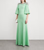 Jenny Packham Green Embellished Daza Maxi Dress
