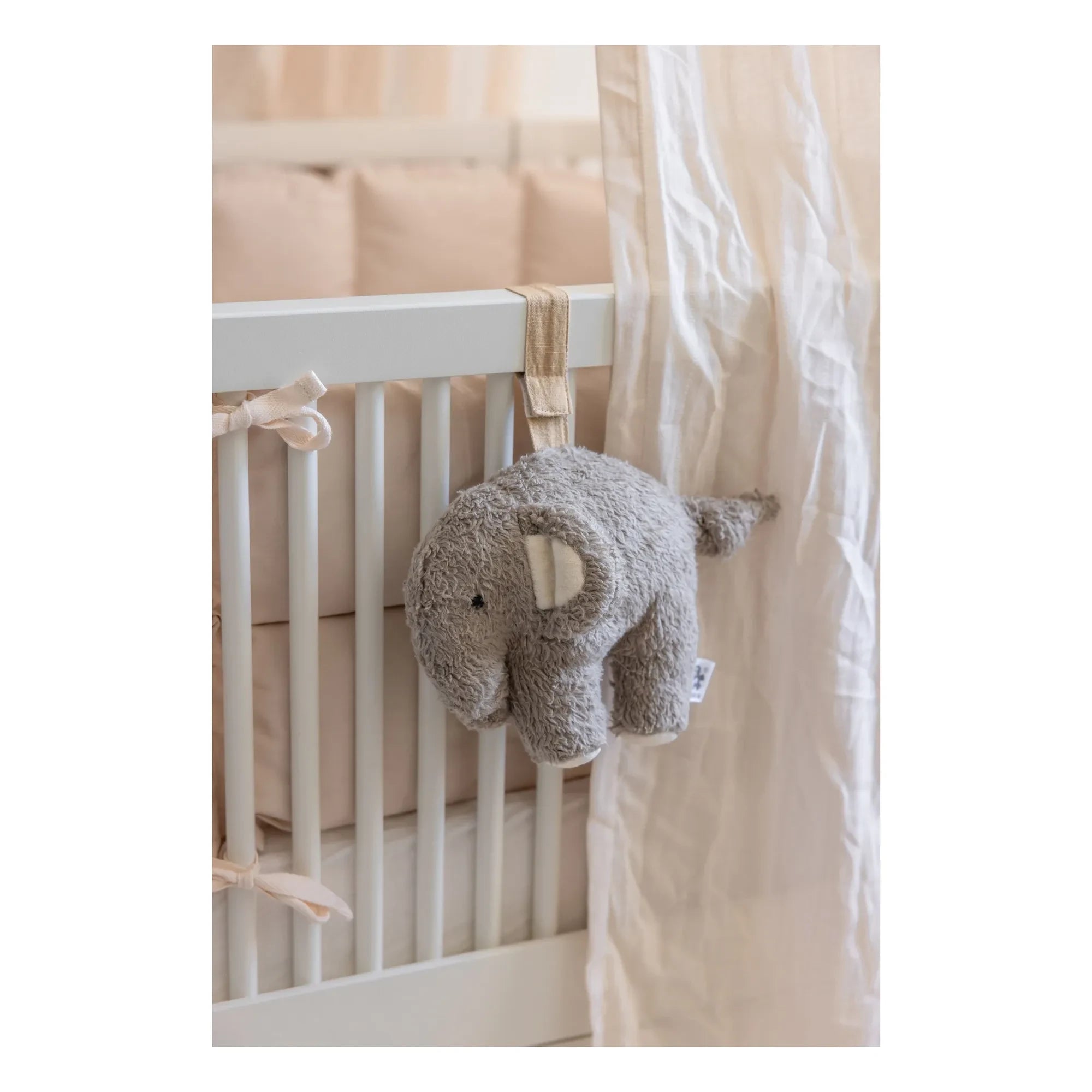 Sebra - Elephant musical mobile | Grey