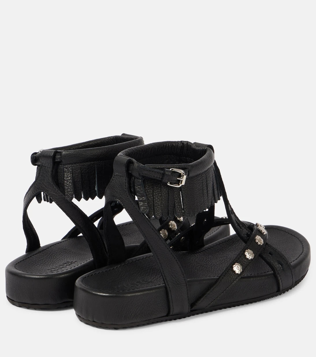 Isabel Marant - Silya zımbalı deri sandalet