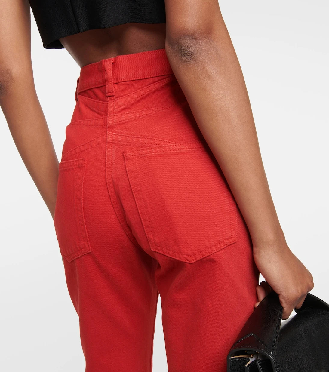 Alaïa - High-rise bootcut jeans