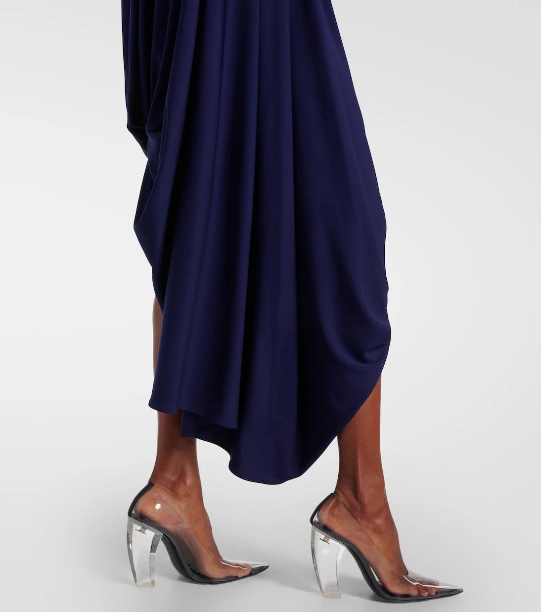 Sportmax - Ariete 1234 draped jersey maxi dress