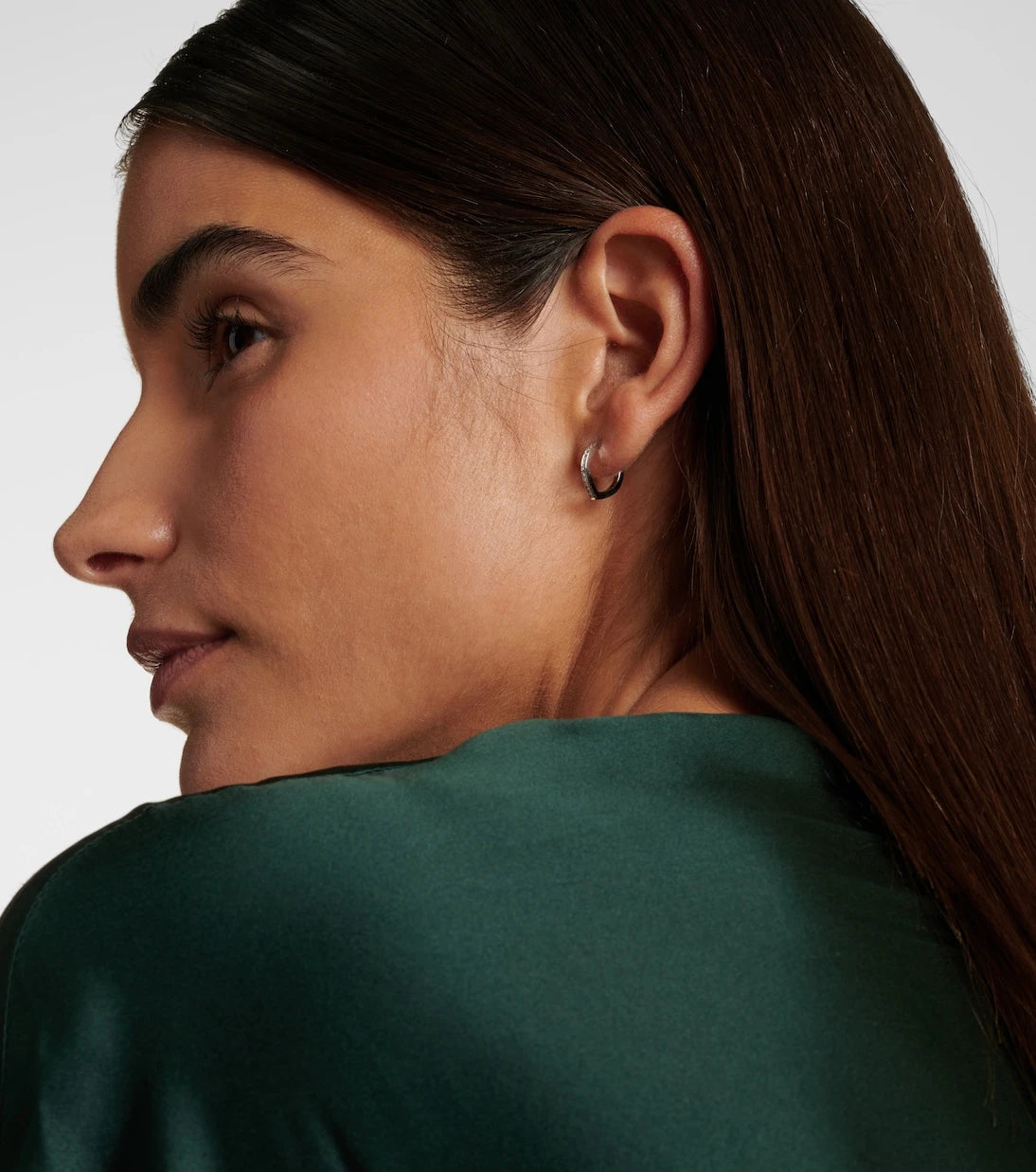Repossi - Antifer 18kt white gold earring with diamonds