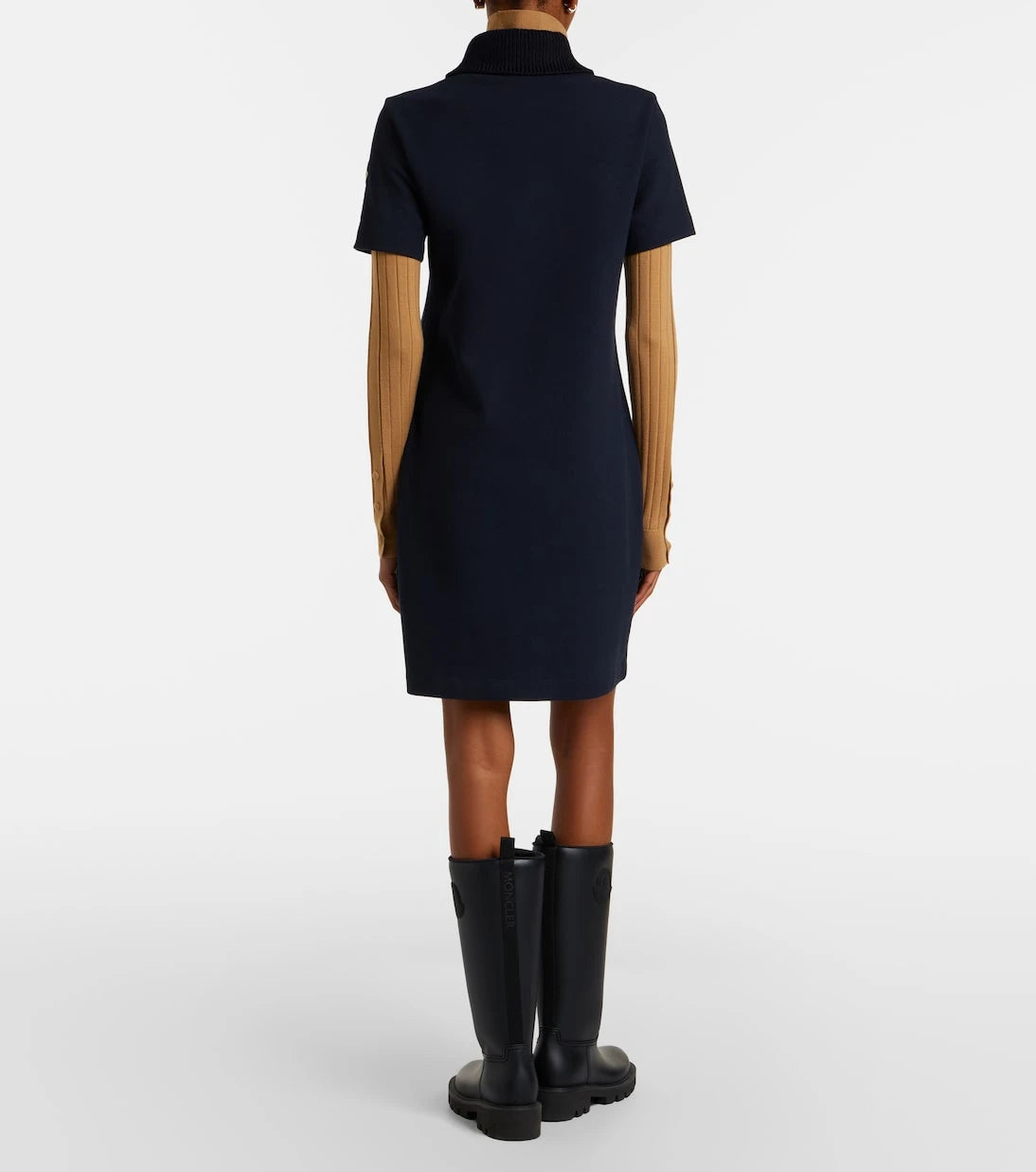 Moncler - Cotton piqué polo dress