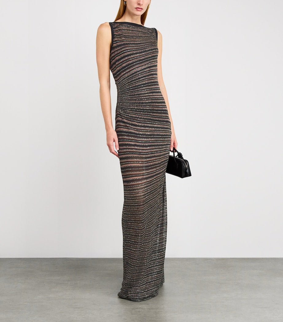 Missoni Knit Stripe Maxi Dress