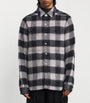 Virgin Wool Check Overshirt