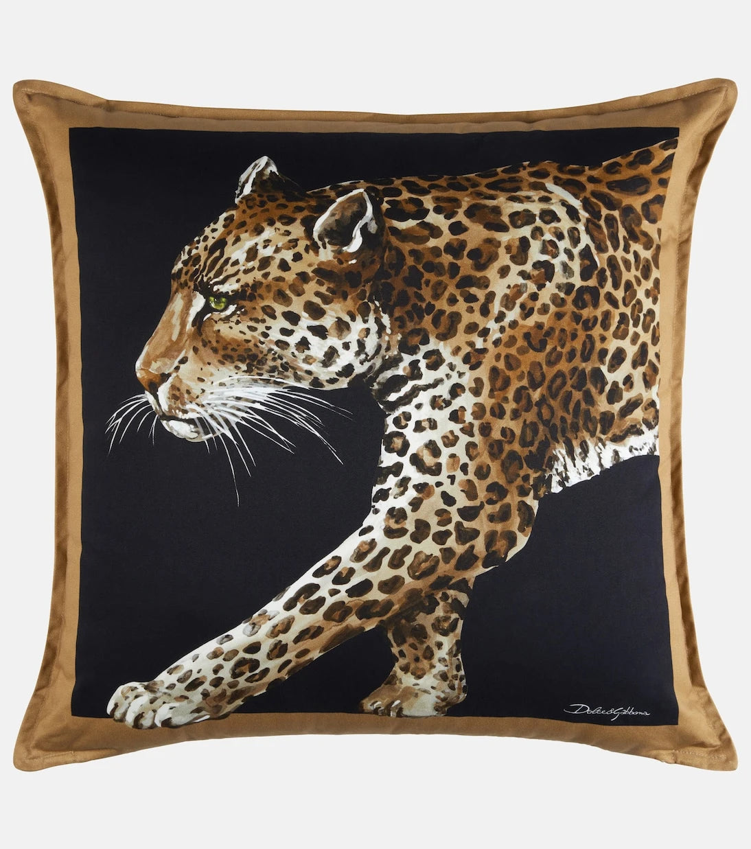 Dolce&Gabbana Casa - Leopardo Medium canvas cushion