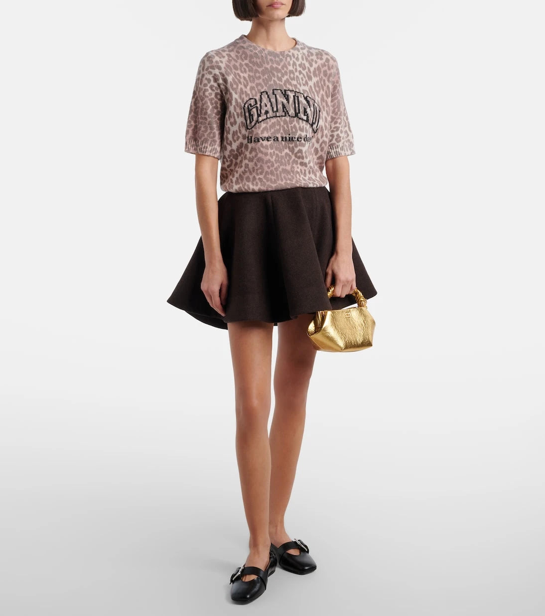 Ganni - Bou Mini top-handle bag