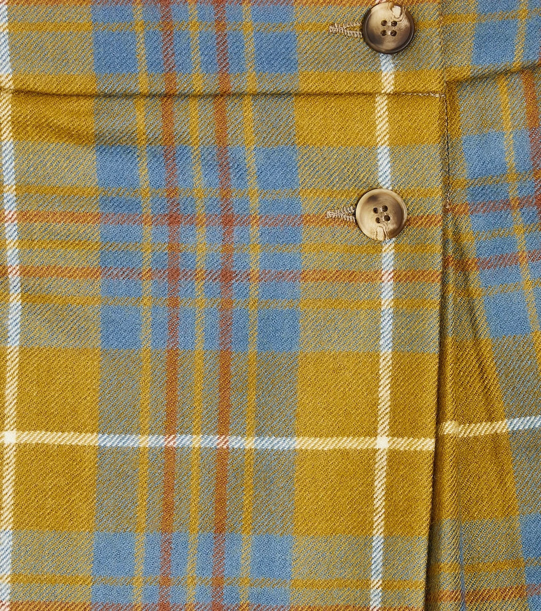 Bonpoint - Talissa checked pleated wool skirt