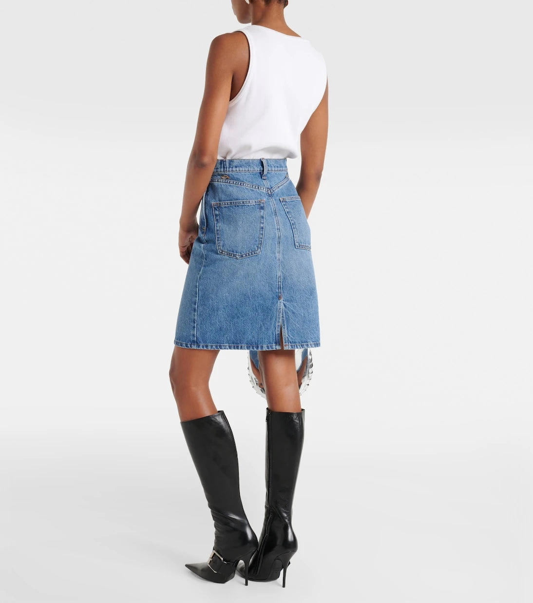 Coperni - Denim pencil skirt