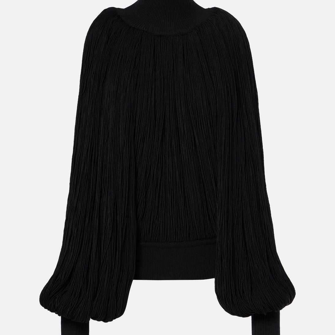 Alaïa - Fringed wool sweater