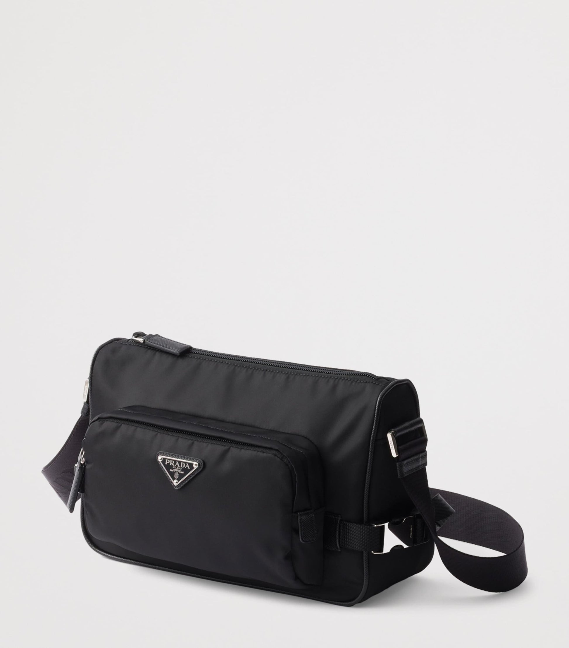 Prada Medium Re-Nylon and Leather Messenger Bag