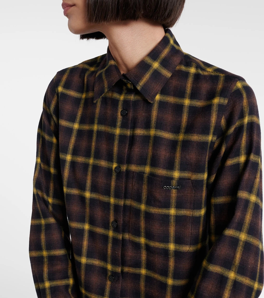 Coperni - Checked shirt dress