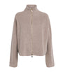 Fabiana Filippi Brown Reversible Zipped Cardigan