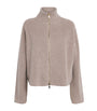 Fabiana Filippi Brown Reversible Zipped Cardigan