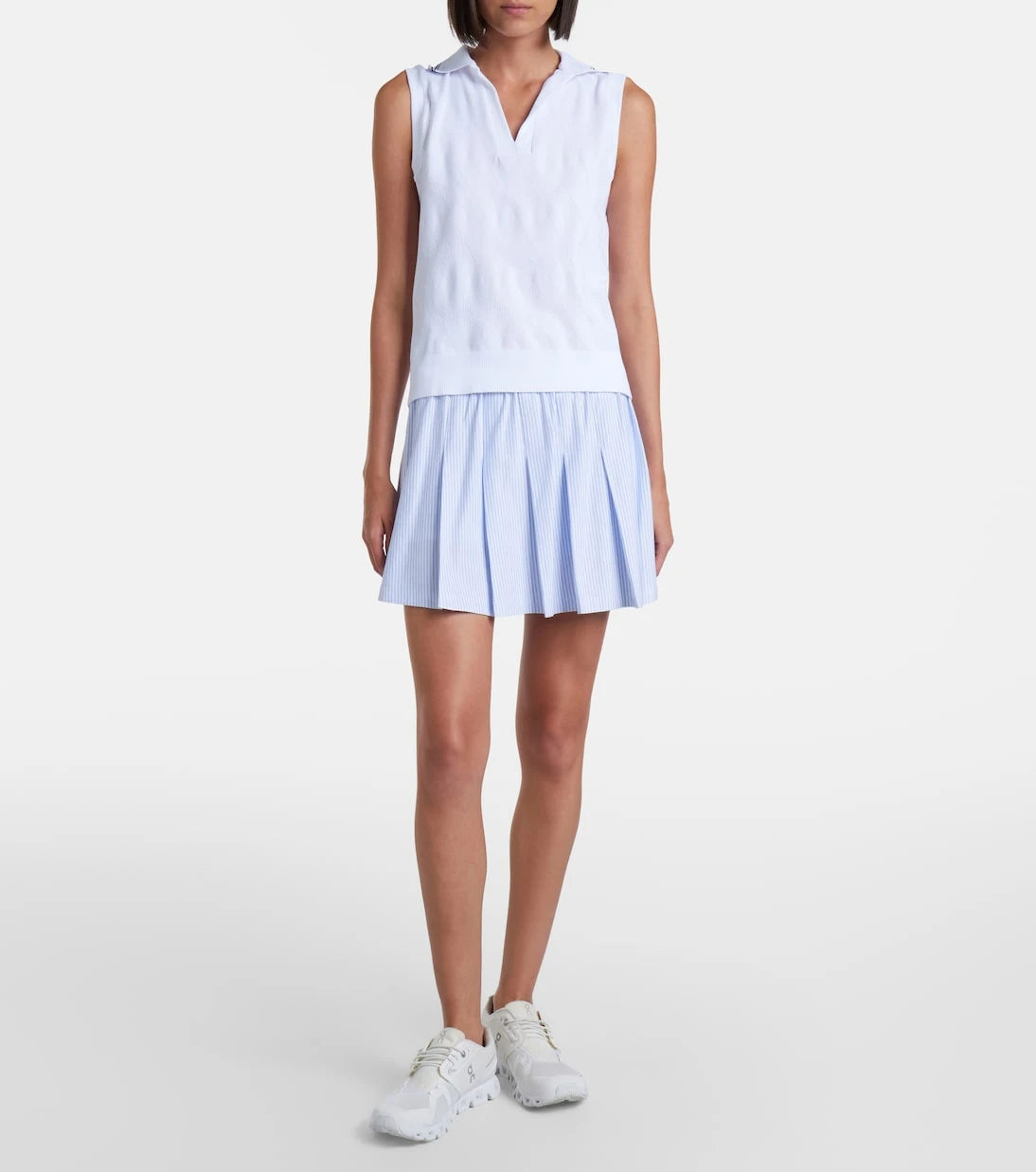 Varley - Toyah striped tennis skirt