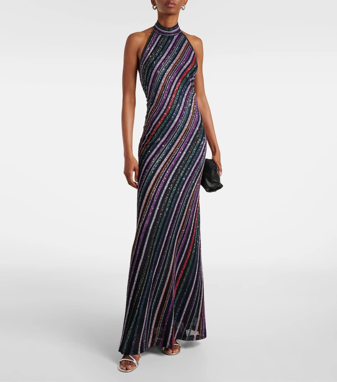 Missoni - Sequined striped gown