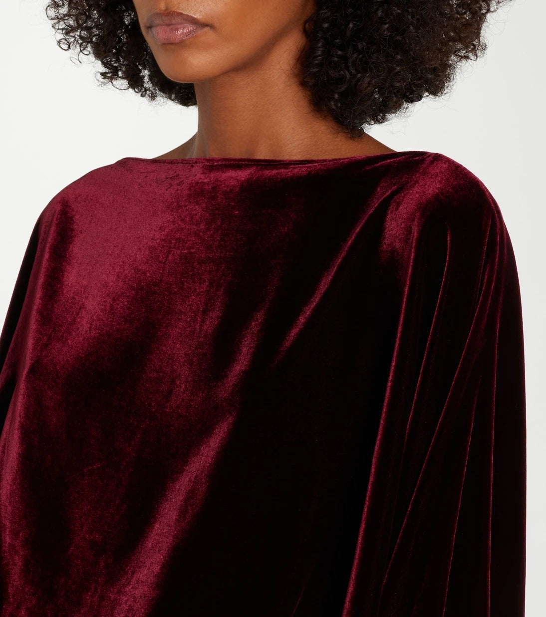 Taller Marmo - Musidora draped velvet gown