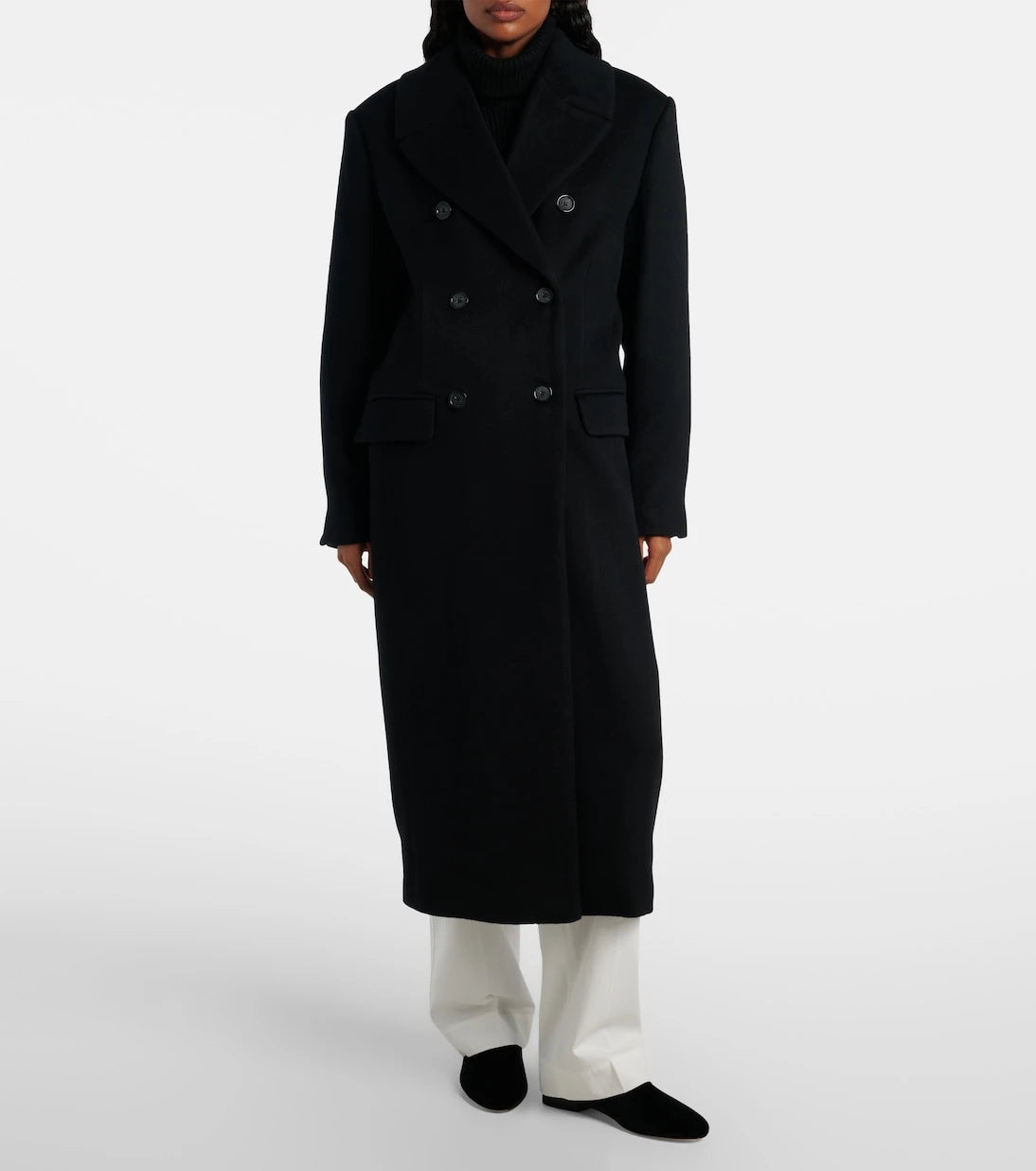 Toteme - Double-breasted cashmere coat