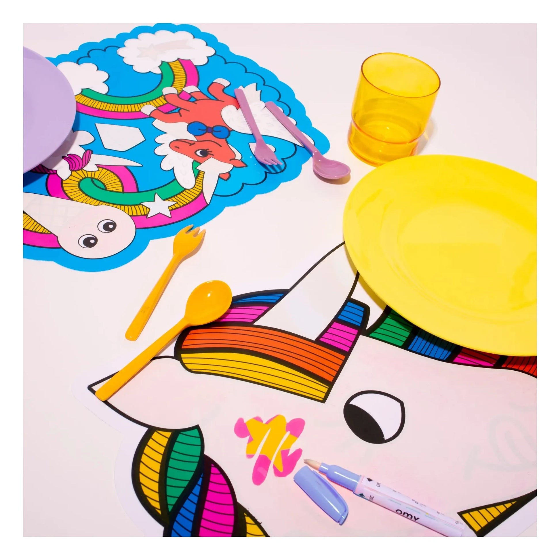 Omy - Magic coloring placemat