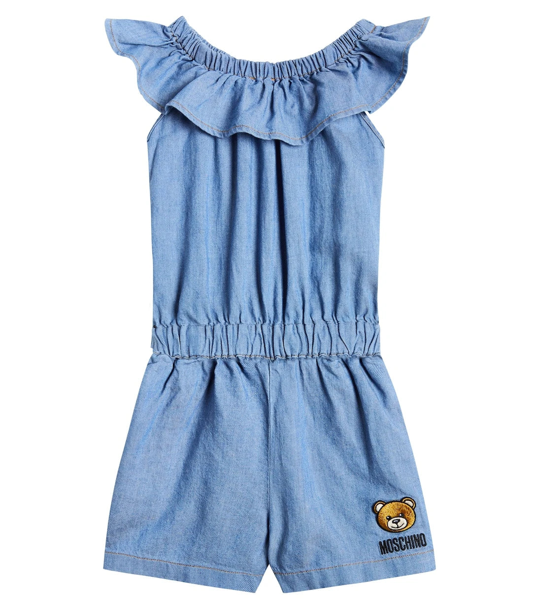 Moschino Kids - أفرول جينز مطرز
