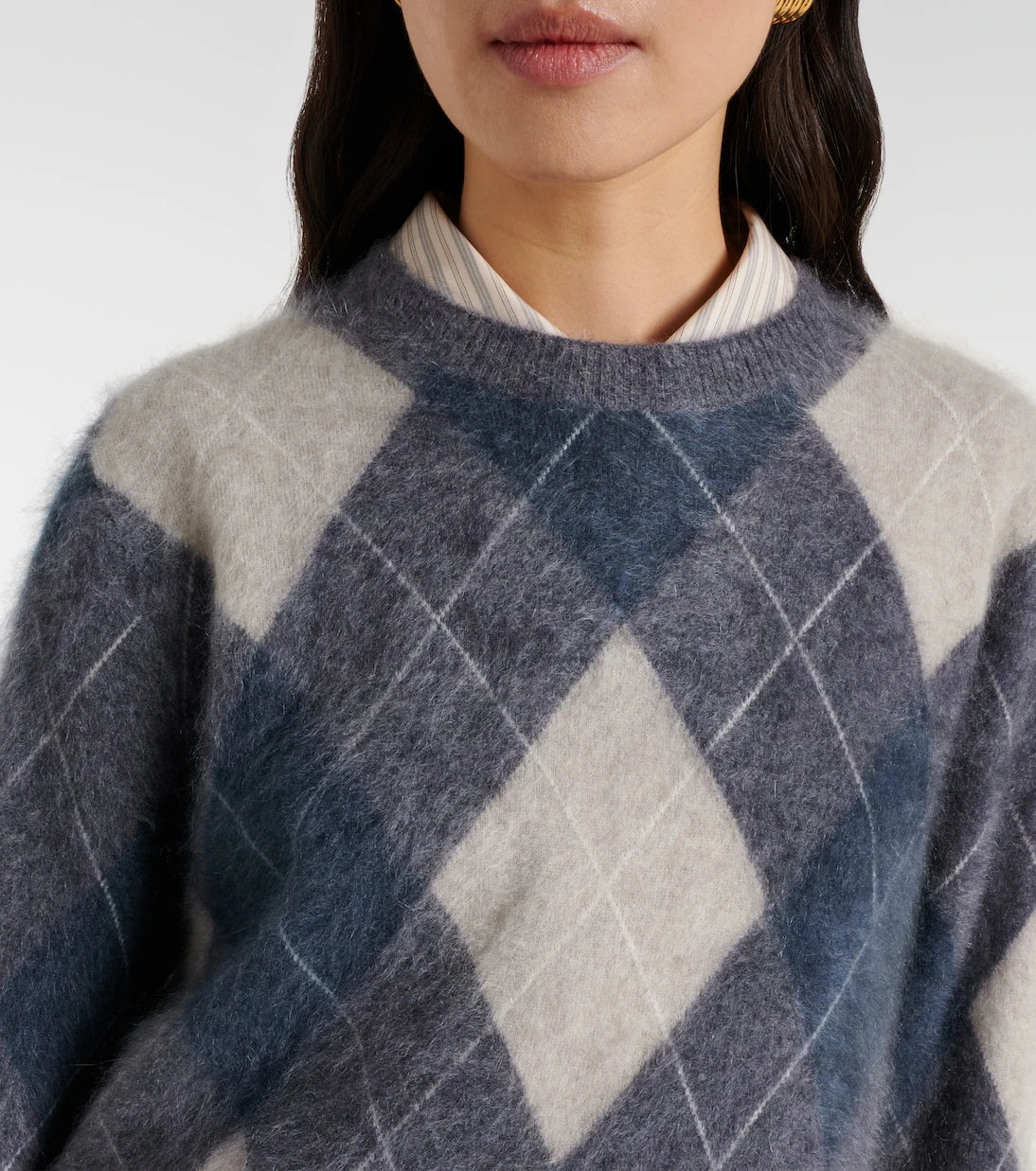 Lisa Yang - Margy argyle cashmere sweater