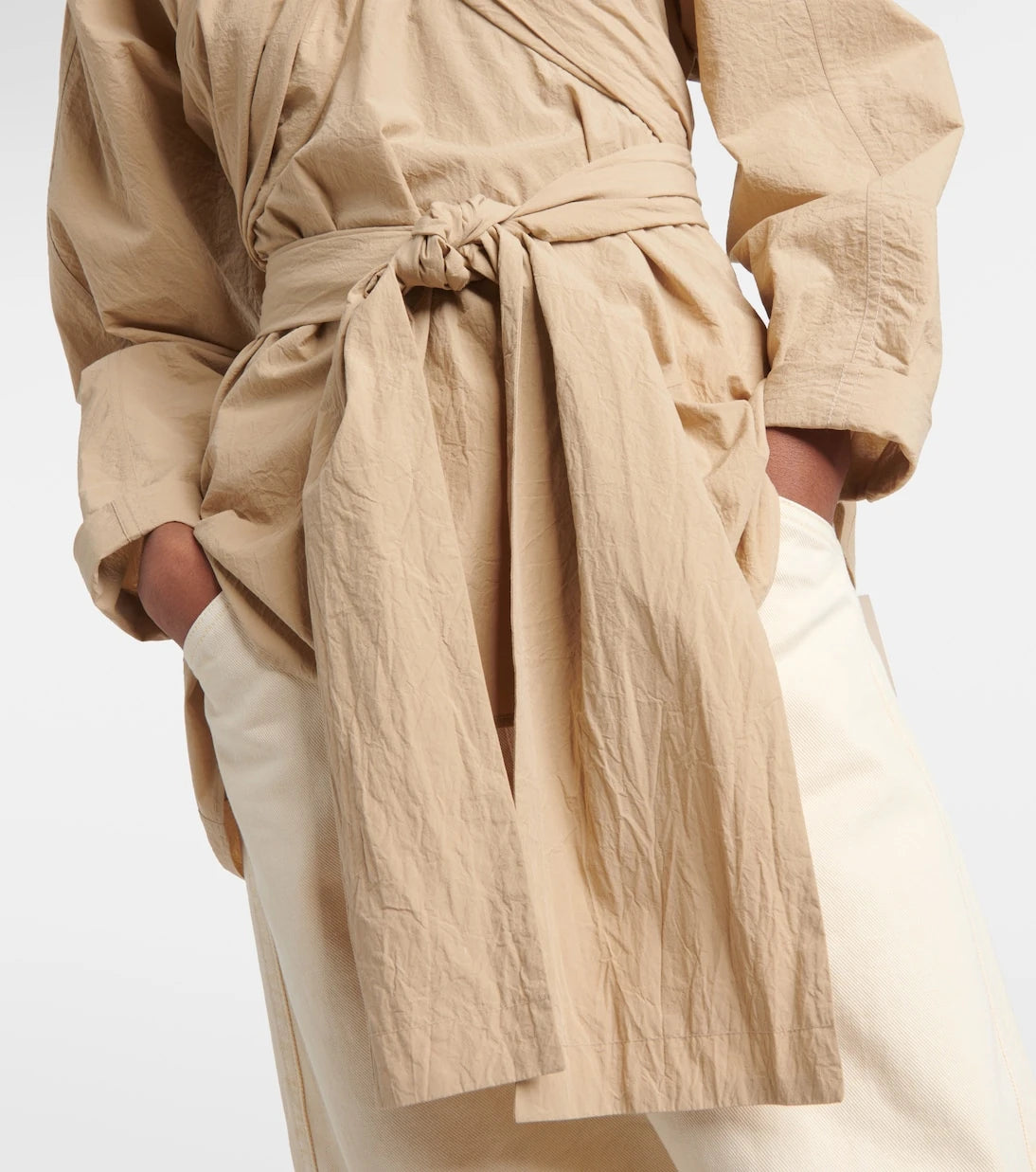Lemaire - Belted cotton top