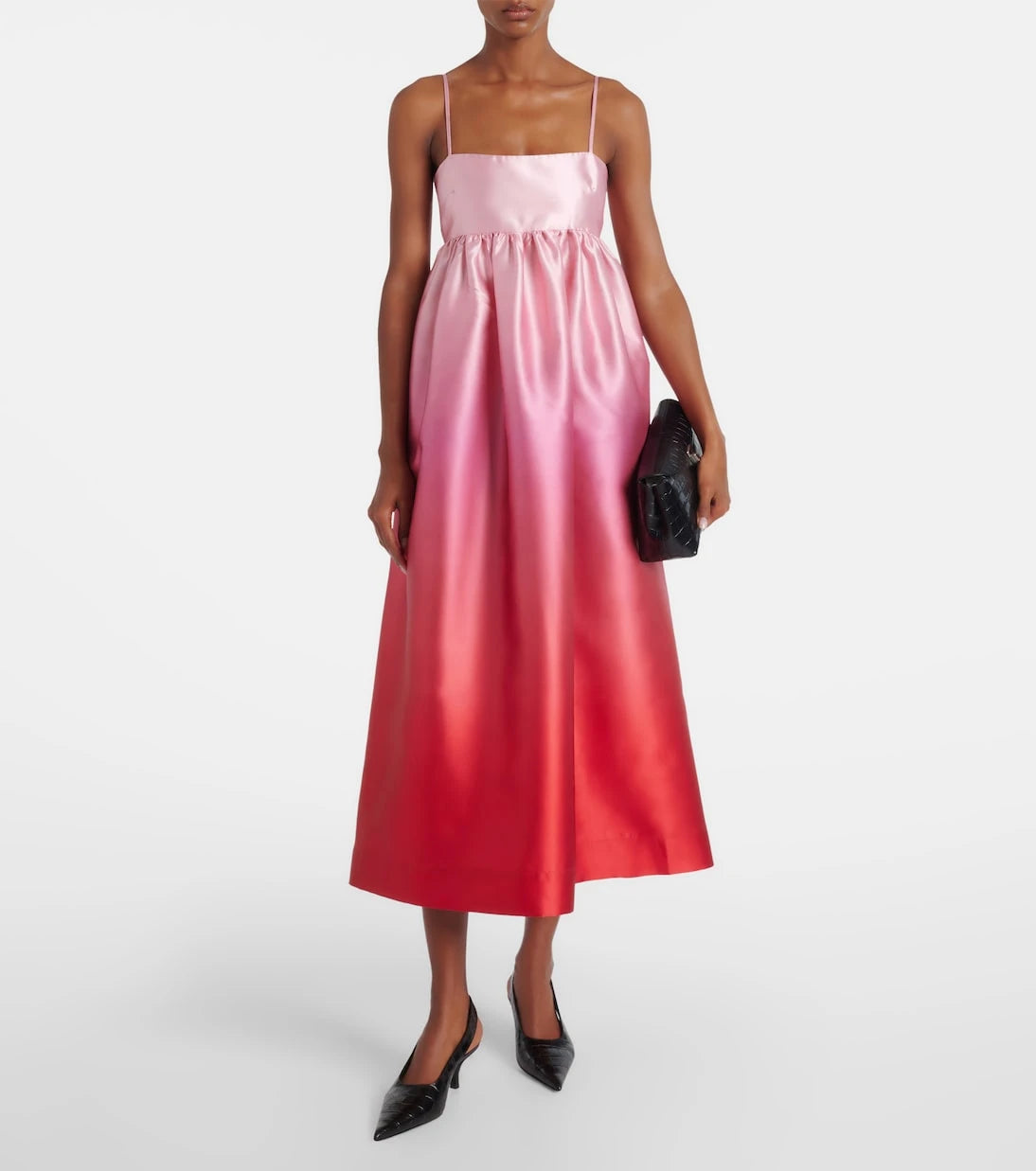 Alémais - Inez ombré satin cocktail dress