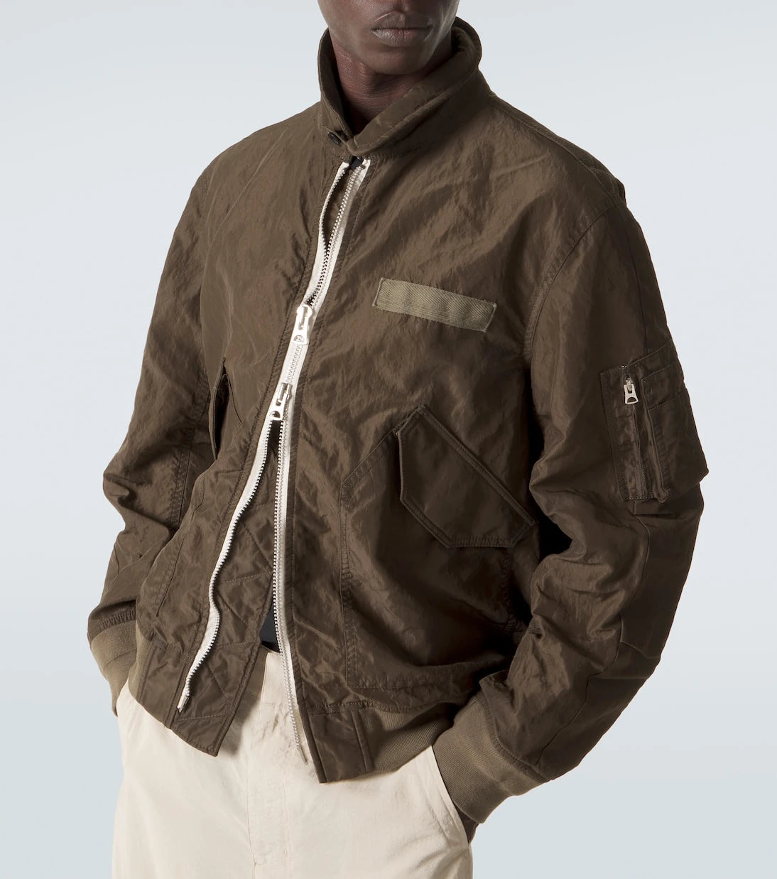 Sacai - Twill blouson jacket