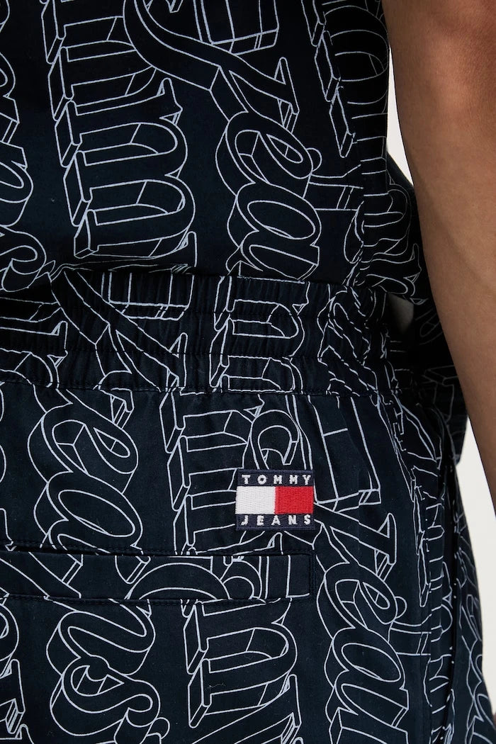 Tommy Jeans erkek pamuklu kısa pantolon