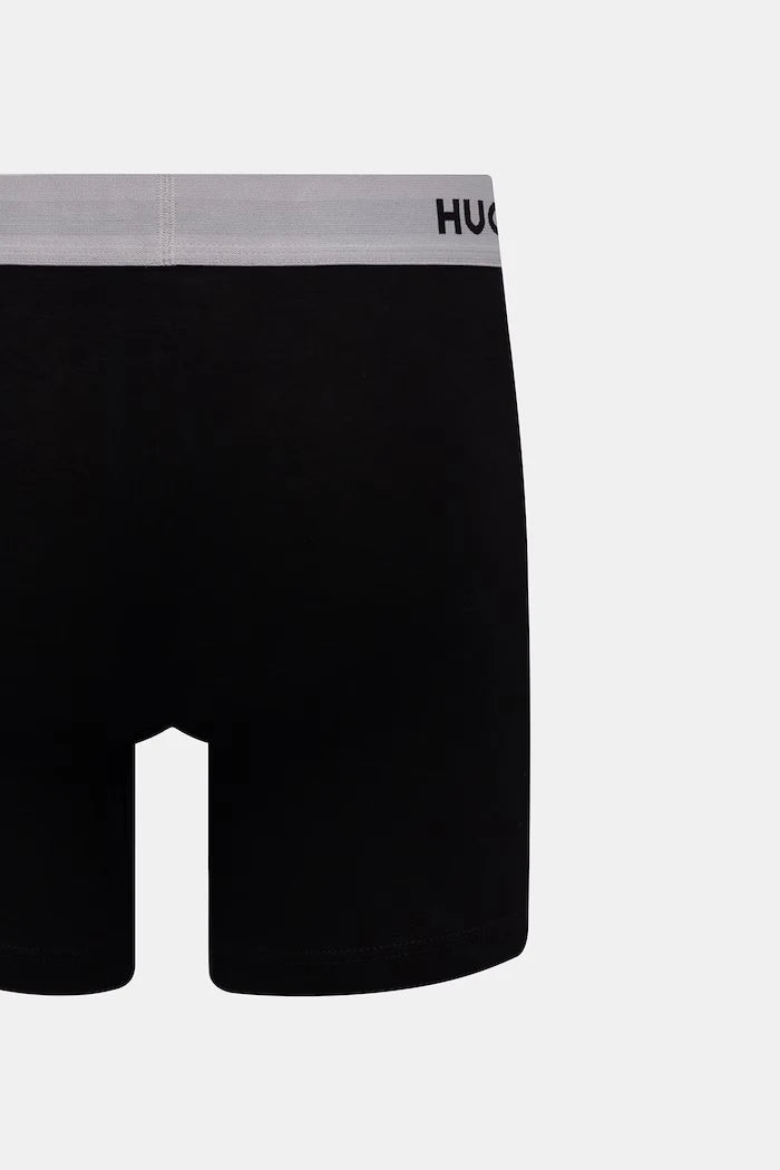 HUGO erkek pamuklu elastan boxer BOXERBR TRIPLET DESIGN 3'lü