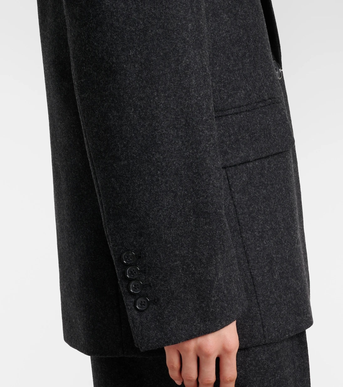 Toteme - Wool-blend flannel blazer