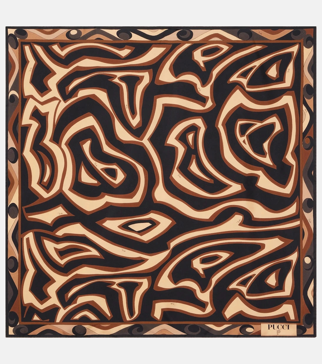 Pucci - Labirinto silk twill scarf