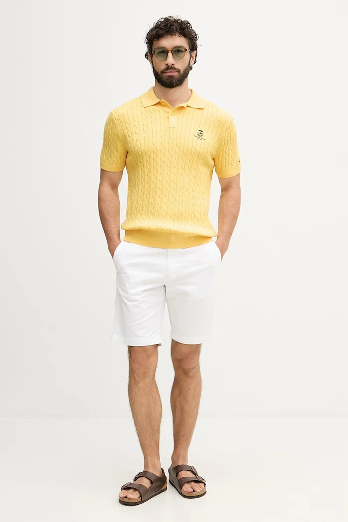 Tommy Hilfiger pamuklu erkek polo yaka tişört