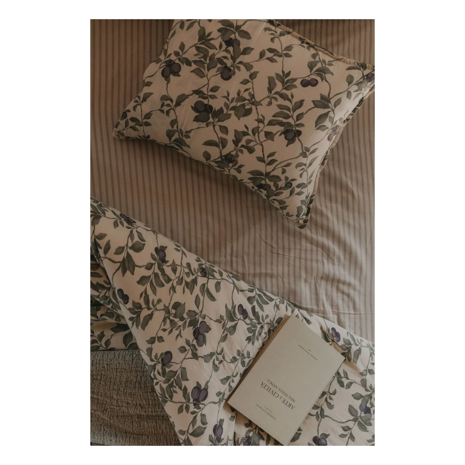 garbo&friends - Stripe fitted sheet | Beige