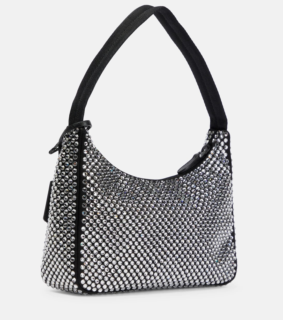 Prada - Embellished satin bag