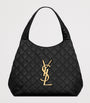 Saint Laurent Black Medium Icare Quilted Tote Bag