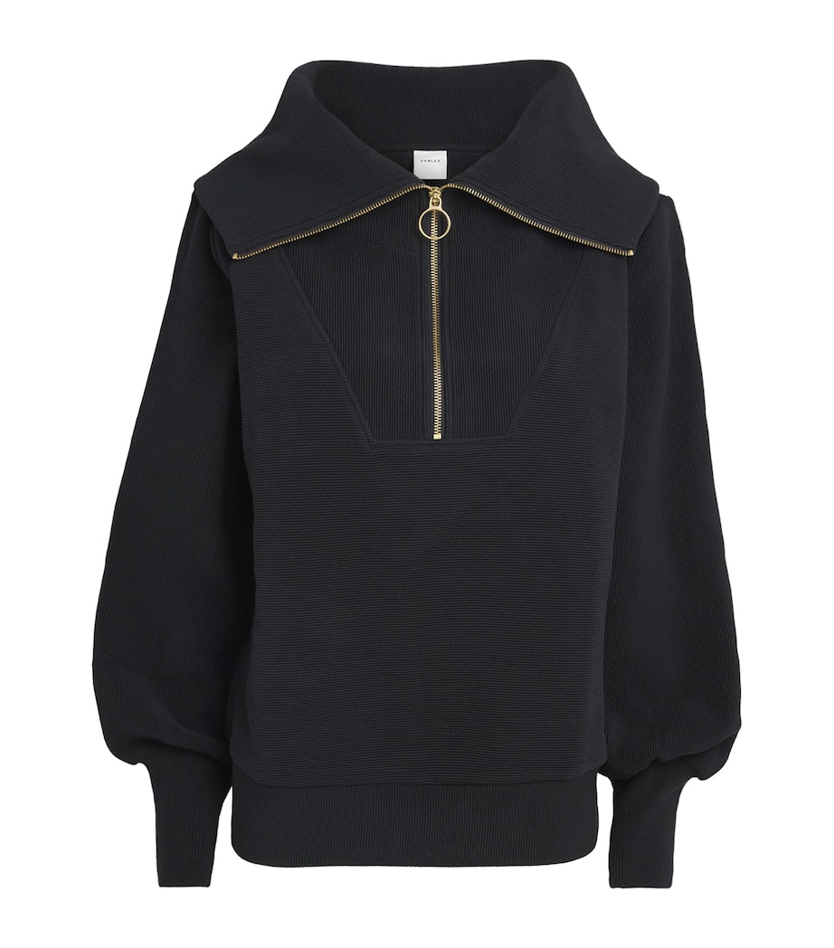 Varley Black Vine Half-Zip Sweatshirt