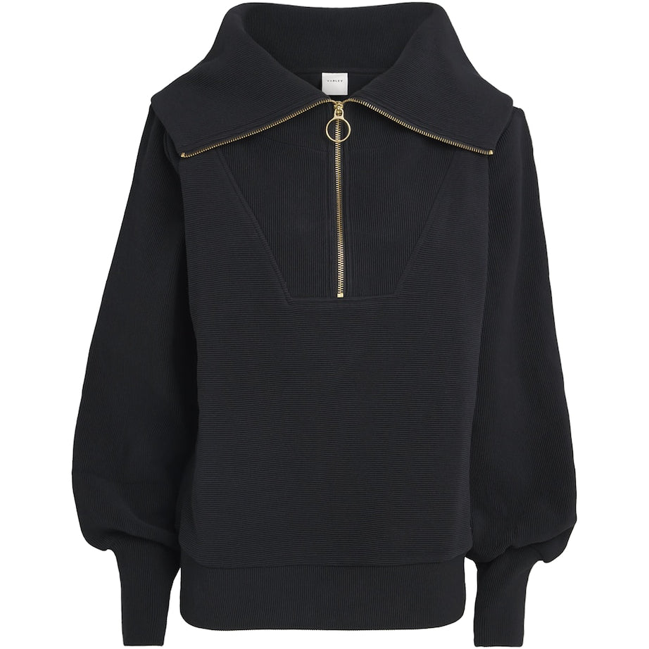 Varley Black Vine Half-Zip Sweatshirt