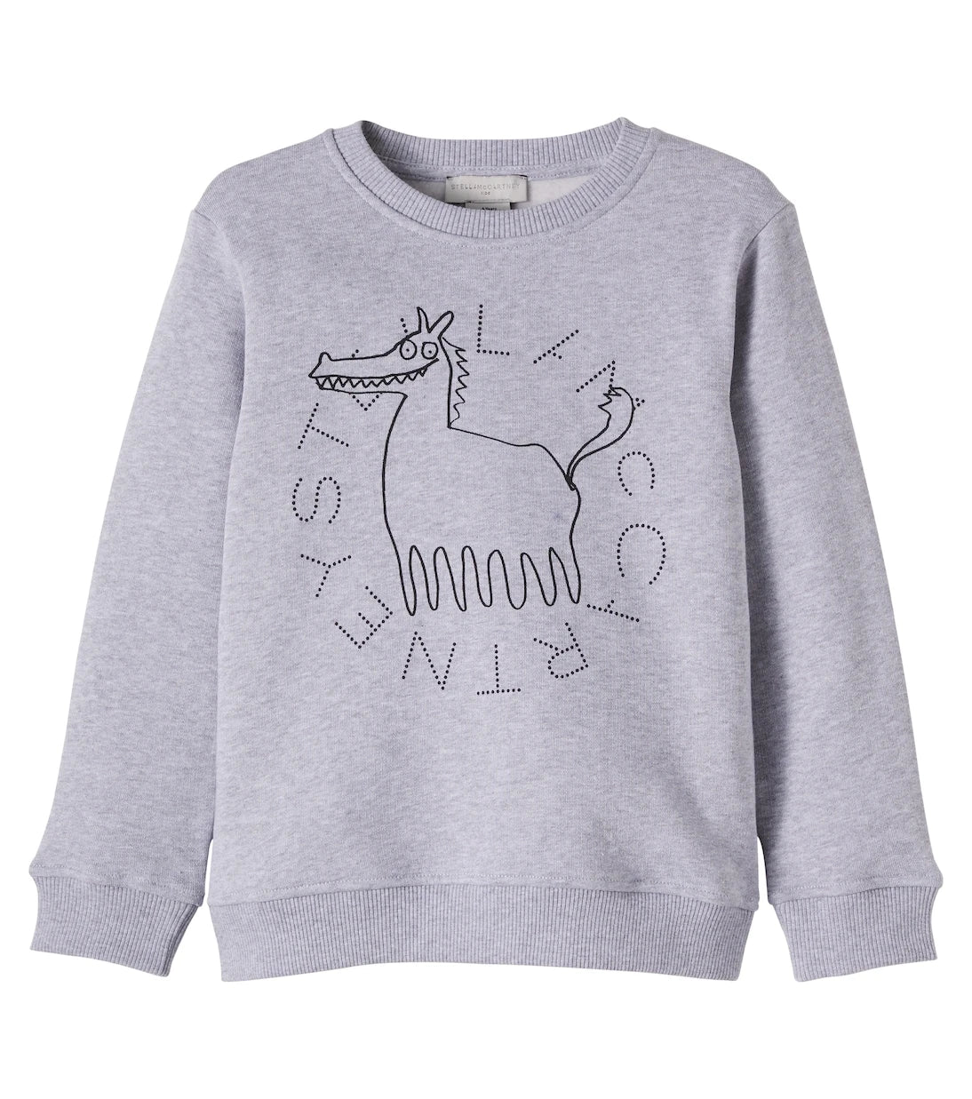 Stella McCartney Kids - Logo cotton jersey sweatshirt