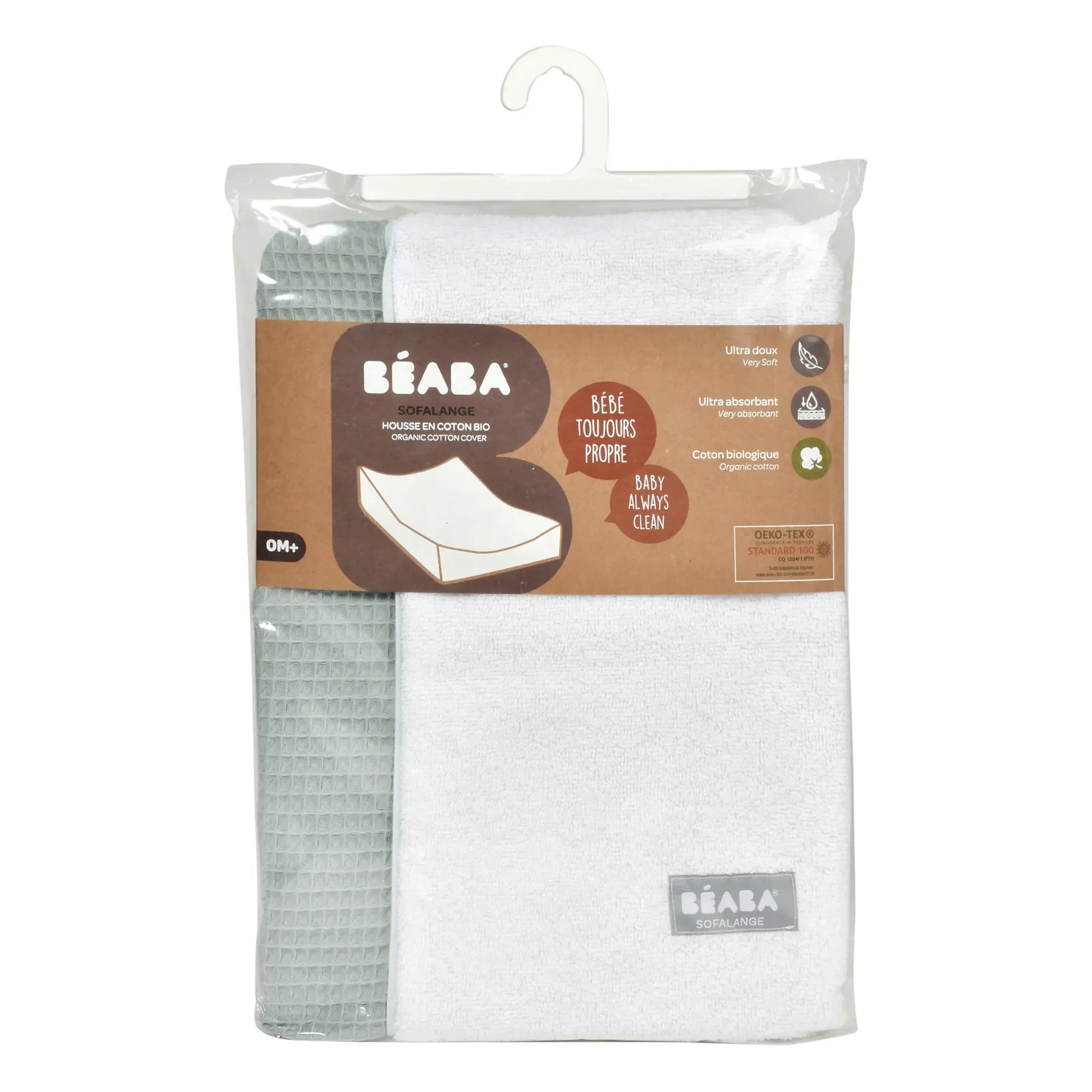 Béaba - Sofalange Changing Mat Cover | Green water